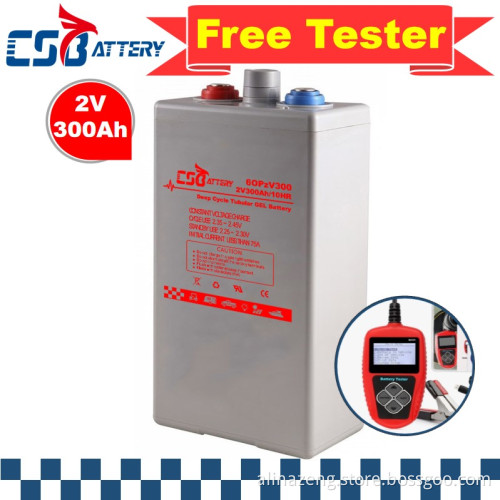 Csbattery 2V200ah Opzv Tubular Gel Storage Battery for Boat/48V-Solar-Power-System/Inverter/Boo